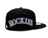 Kappe New Era - MLB Image Drop - All Over Print 59FIFTY - Colorado Rockies - Black