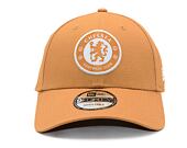 Kappe New Era - Pop Outline 9FORTY - Chelsea FC Lion Crest - Ochre / White