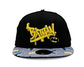 Kinder Kappe New Era - Warner Bros Batman 9FIFTY - Black / Yellow