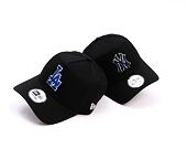 Kappe New Era - MLB World Series Patch 9FORTY A-Frame - LA Dodgers - Black / Light Royal