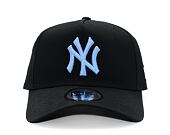 Kappe New Era - MLB Essential 9FORTY A-Frame - NY Yankees - Black / Pastel Blue