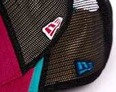 Kappe New Era - Seasonal 9FORTY Trucker - AC Milan - Burgundy