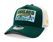 Kappe New Era - MLB City Patch 9FORTY Trucker - Oakland Athletics - Dark Green