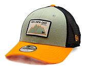 Kinder Cap New Era - Outdoor 9FORTY TRUCKER - Mintgrün / Papaya Orange