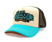 Kappe Stetson - Trucker Cap Soundbox - Turquoise/Beige