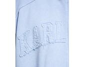 Pullover Karl Kani - College Heavy Crop Zip Hoodie - light blue