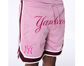Shorts New Era - MLB Floral Mesh - NY Yankees - Pink