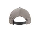 Kappe Yupoong 5-Panel Curved Classic Snapback grey