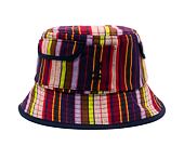 Hut Kangol - Multi Color Stripe Bucket - Preppy Multi
