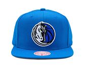 Kappe Mitchell & Ness - NBA Team Ground 2.0 Snapback - Dallas Mavericks - Blue