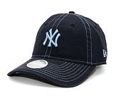 Damen Kappe New Era - MLB Contrast Stitch 9TWENTY - NY Yankees - Navy / Blue