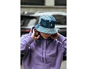 Kangol Hut - Denim Mashup Bucket - Mittelblau