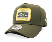 Kappe New Era - Branded Washed Patch 9FORTY A-Frame - New Olive