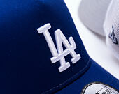 Kappe New Era - MLB Side Patch 9FORTY Trucker - LA Dodgers - Blue