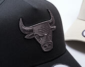 Kappe New Era - NBA Tonal Outline 9FORTY A-Frame - Chicago Bulls - Grey / Black