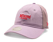 Damen Kappe New Era - Branded City Mesh 9TWENTY - Lila / Coral