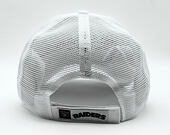 Kappe New Era - NFL Homefield Trucker 9FORTY - Las Vegas Raiders - White