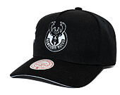 Kappe Mitchell & Ness - NBA Born To Win Pro Snapback - Milwaukee Bucks - Black