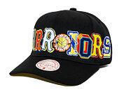 Kappe Mitchell & Ness - NBA Hyper Type Pro Snapback HWC - Golden State Warriors - Black