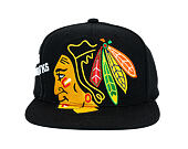 Kappe Mitchell & Ness - NHL Big Time Snapback - Chicago Blackhawks - Black
