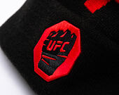 Mütze New Era - UFC MMA Core Cuff Beanie - Black / Scarlet