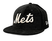 Kappe New Era - "MLB 59FIFTY Day - Velour" - NY Mets - Black