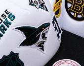 Kappe Mitchell & Ness - Gridlock Trucker - San Jose Sharks - White