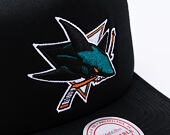 Kappe Mitchell & Ness - Evergreen Trucker - San Jose Sharks - Black