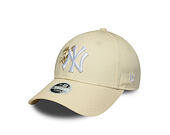 Damen Kappe New Era - MLB Roses 9FORTY - NY Yankees - Cream