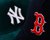 Kappe New Era - MLB Seasonal Cord 9FORTY Trucker - Boston Red Sox - Navy