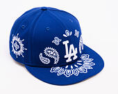 Kappe New Era - MLB Paisley Bandana 59FIFTY - LA Dodgers - Dark Royal