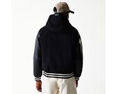 Jacke New Era - Hooded Varsity Jacket - Black