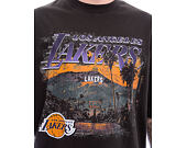 T-Shirt New Era - NBA Washed Graphic Tee - LA Lakers - Black