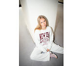 Damen Trainerhose New Era - Crest Sweatpants - Heather Grey