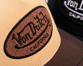 Kappe Von Dutch - Trucker - Terry Logo - Brown/Beige