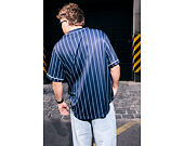 Trikot Karl Kani - Kani Pinstripe Baseball Jersey - Blue