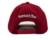 Kappe Mitchell & Ness - Branded Pinscript Classic Red - Burgundy / White