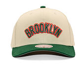 Kappe Mitchell & Ness - Green Orange Pro Crown - Brooklyn Nets - Sand/Green