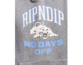 Pullover Rip N Dip - White Panther Hoodie - Heather Grey