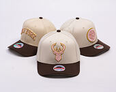 Kappe Mitchell & Ness - Blush Sand Classic Red - Milwaukee Bucks - Sand/Brown