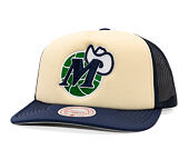 Kappe Mitchell & Ness - NBA Vintage Block Trucker HWC - Dallas Mavericks - Cream