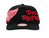 Kappe Mitchell & Ness - NHL Busted Pro - Detroit Red Wings - Black