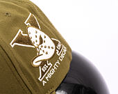 Kappe Mitchell & Ness - NHL Fashion Basic Snapback Vntg - Anaheim Ducks - Olive