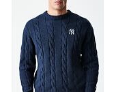 Strickpullover New Era - MLB Cable Knit Crew - NY Yankees - Navy