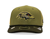 Kappe New Era - NFL25 "Salute to Service" - 9SEVENTY Stretch-Snap - Baltimore Ravens 