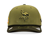 Kappe New Era - NFL25 "Salute to Service" - 9SEVENTY Stretch-Snap - Minnesota Vikings 