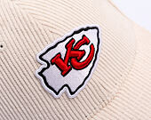 Kappe New Era - NFL Cord 9FORTY M-Crown - Kansas City Chiefs - Cream