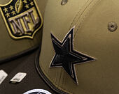Kappe New Era - NFL25 "Salute to Service" - 9SEVENTY Stretch-Snap - Dallas Cowboys 