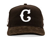 Kappe New Era - MLB Cooperstown Cord 19TWENTY - Chicago Cubs - Brown