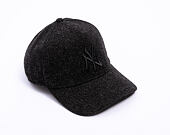 Kappe New Era - MLB Melton Wool 9FORTY A-Frame - NY Yankees - Black